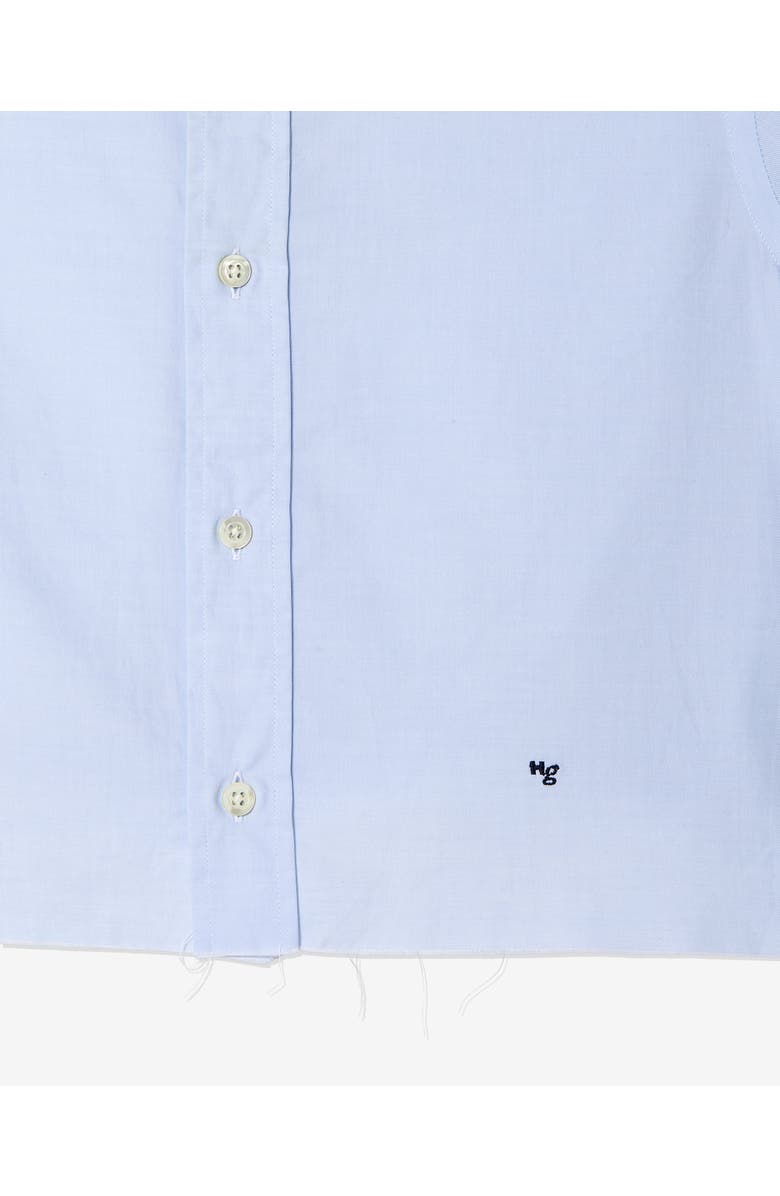 Hommegirls Cropped Shirt, Alternate, color, Blue