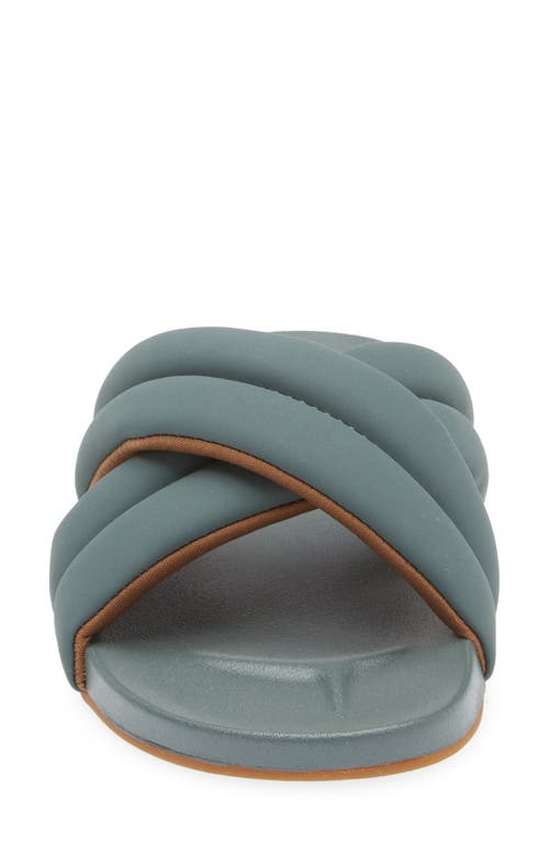 Olukai Hila Water Resistant Slide Sandal In Green