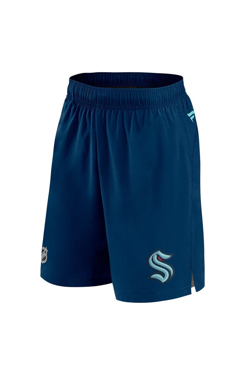 FANATICS Men's Fanatics Branded Deep Sea Blue Seattle Kraken Authentic Pro Rink Shorts, Alternate, color, 
