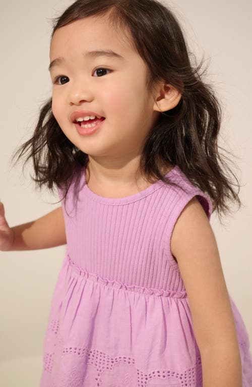 Next Kids' Tiered Tank & Shorts Set In Purple