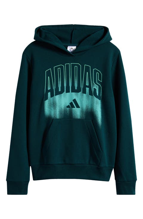 Kids' Logo Graphic Cotton Blend Hoodie (Big Kid)