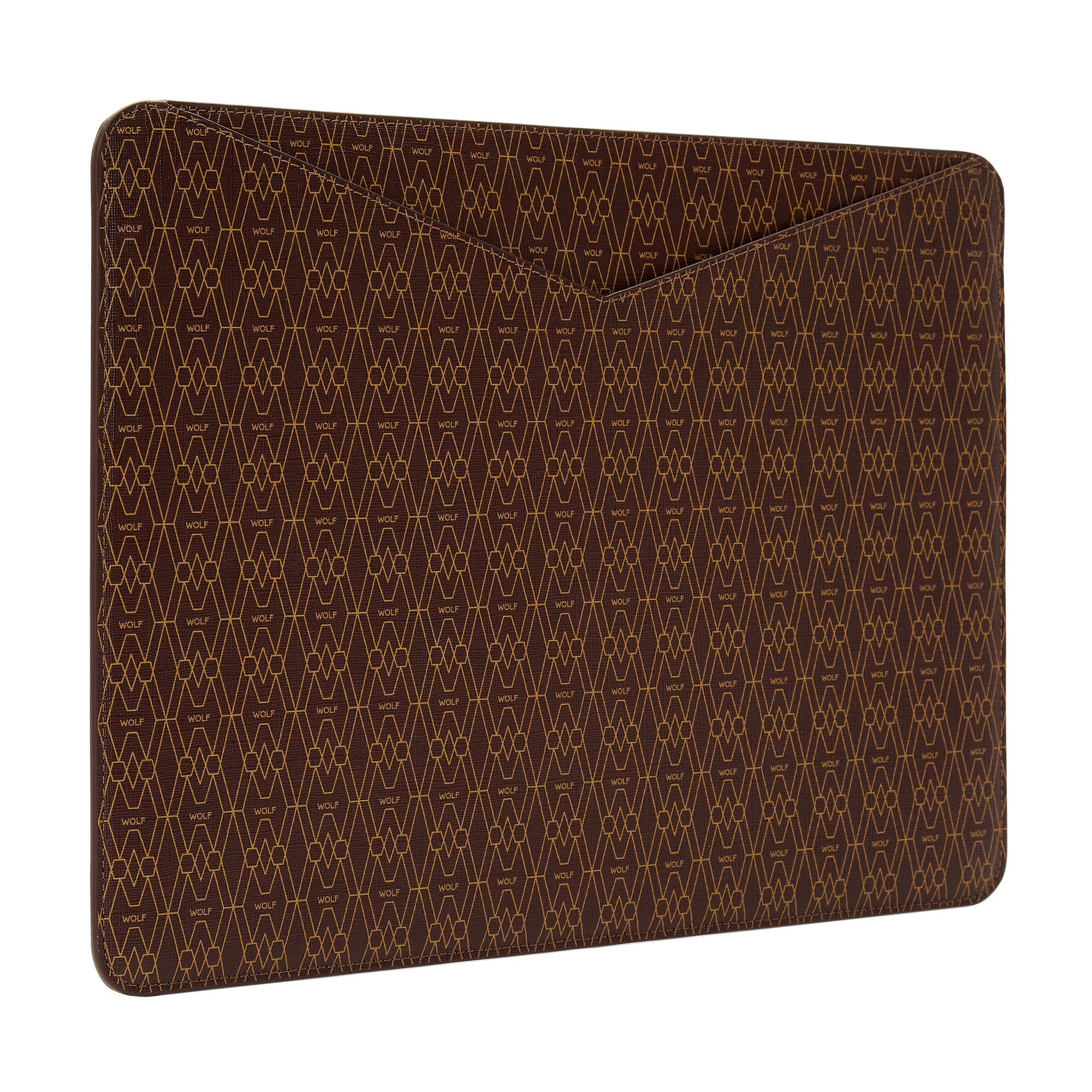 WOLF Signature 16" Laptop Sleeve, Alternate, color, Brown