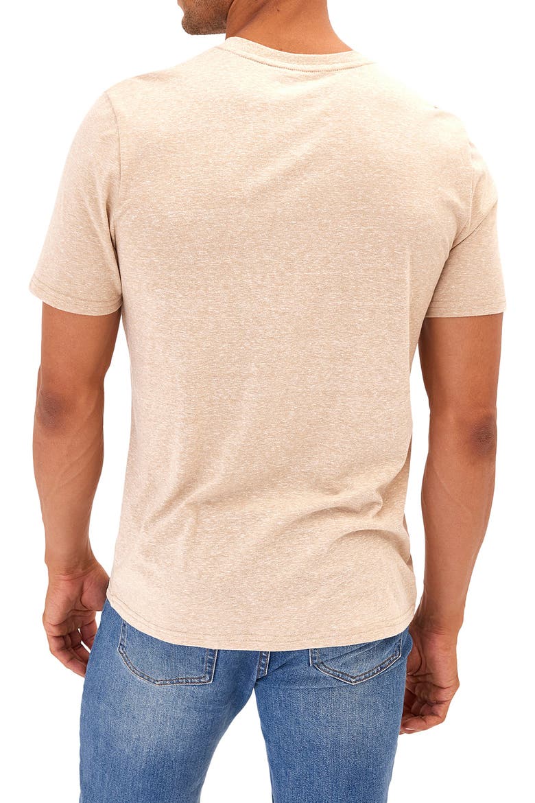 V-Neck Slub T-Shirt, Alternate, color, CHAI