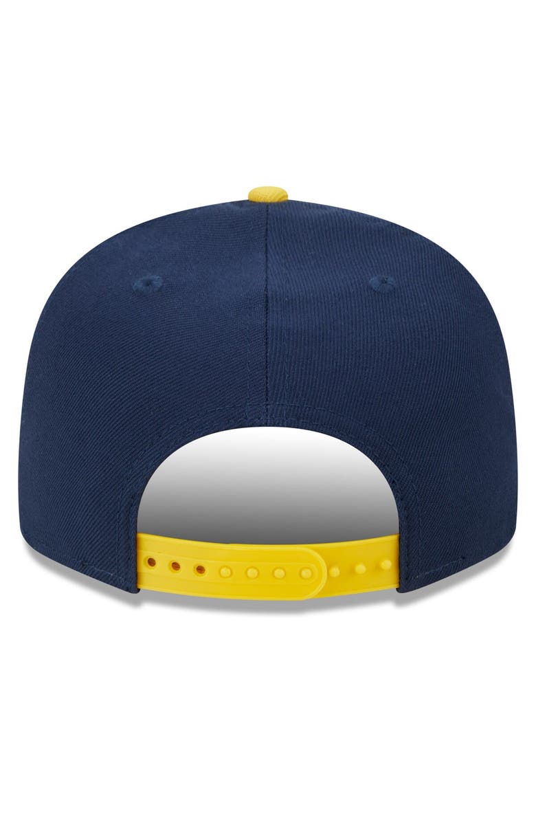 New Era Men's New Era Navy/Yellow 2024 NBA All-Star Game Arch Logo Two-Tone 9FIFTY Snapback Hat, Alternate, color, 
