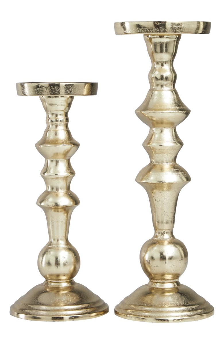 VIVIAN LUNE HOME Set of 2 Candleholders, Main, color, 