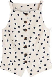 Boden Sleeveless Linen Button-Up Shirt