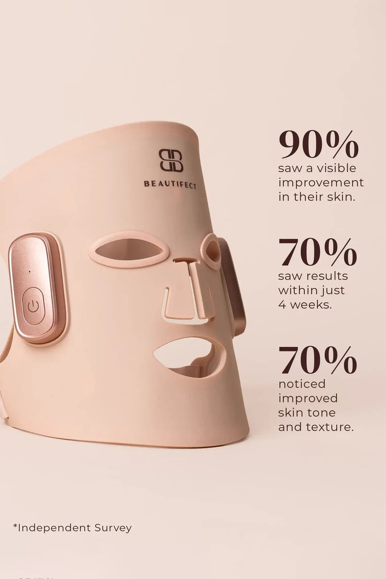 LED Mask, Alternate, color, Pink