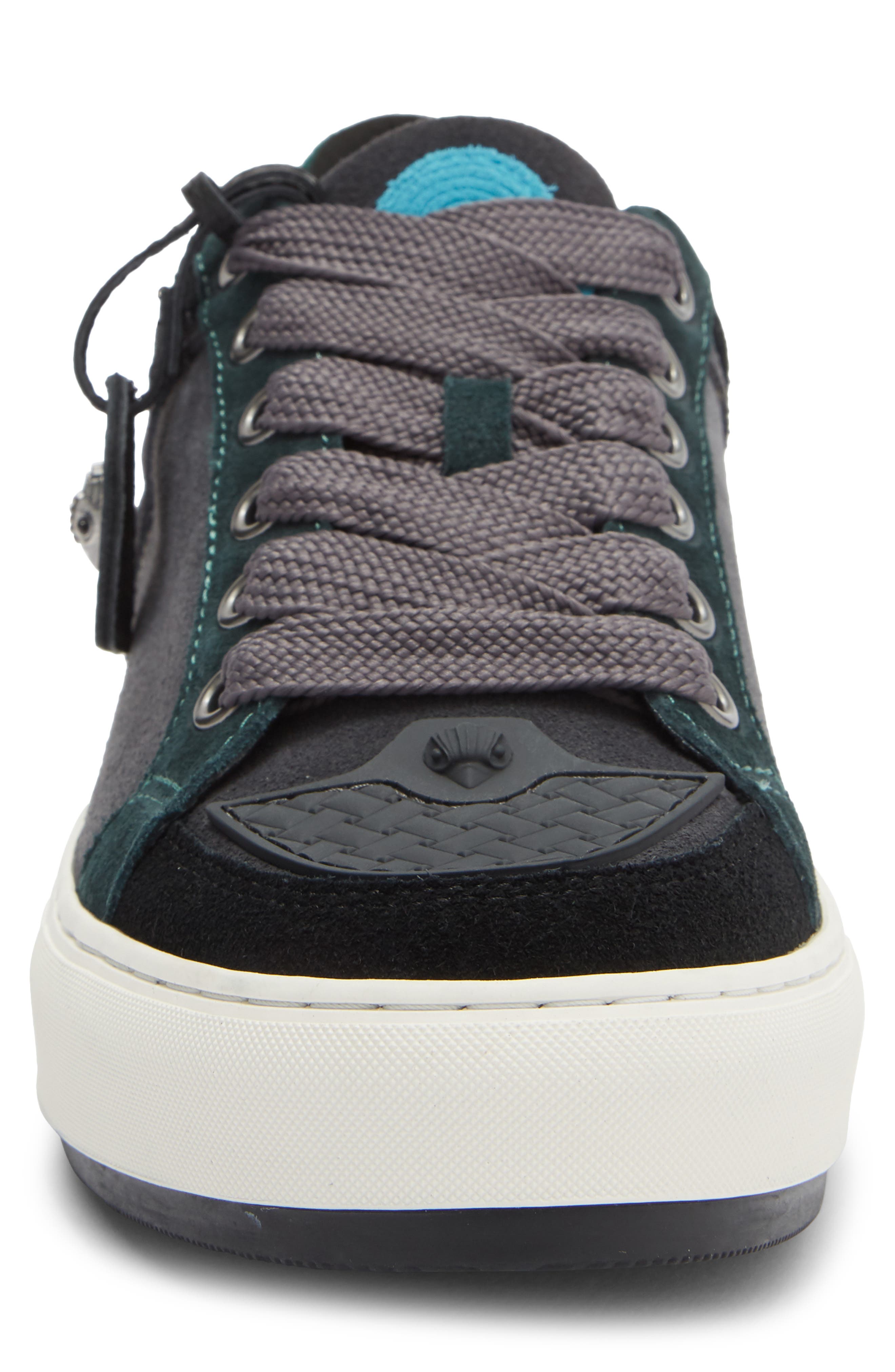 Kurt Geiger London Southbank Tag Sneaker, Alternate, color, Black/ Green