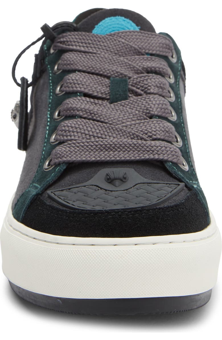 Kurt Geiger London Southbank Tag Sneaker, Alternate, color, Black/ Green