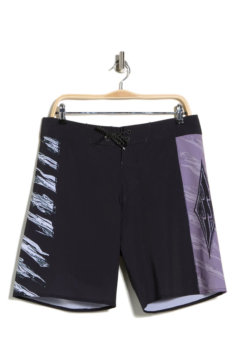 Framelines Pro Swim Shorts, Alternate, color, BLACK