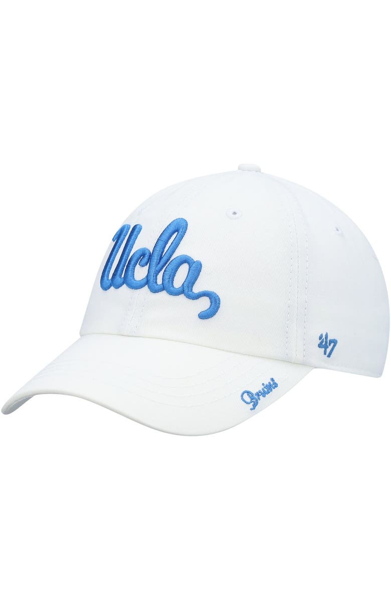 '47 Women's '47 White UCLA Bruins Miata Clean Up Adjustable Hat, Main, color,