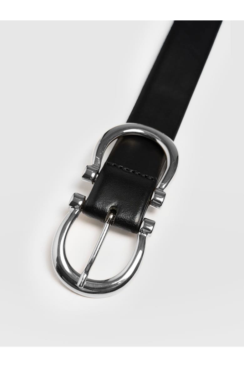 Chelsea Belt, Alternate, color, Black/Silver