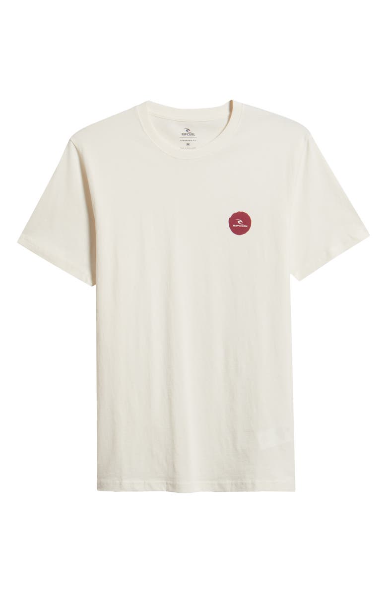 Rip Curl Made For Cotton Graphic T-Shirt, Main, color, Bone