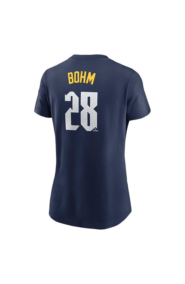 Nike Women's Nike Alec Bohm Navy Philadelphia Phillies City Connect Fuse Name & Number T-Shirt, Alternate, color, 