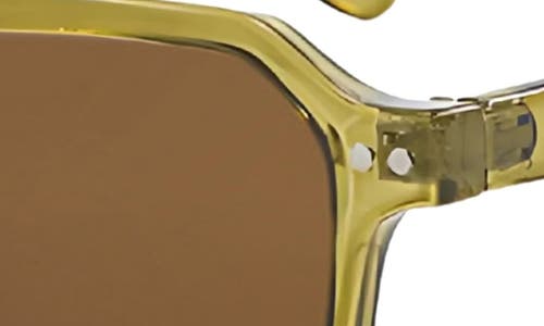 Fifth & Ninth Cali 49mm Polarized Aviator Sunglasses In Green