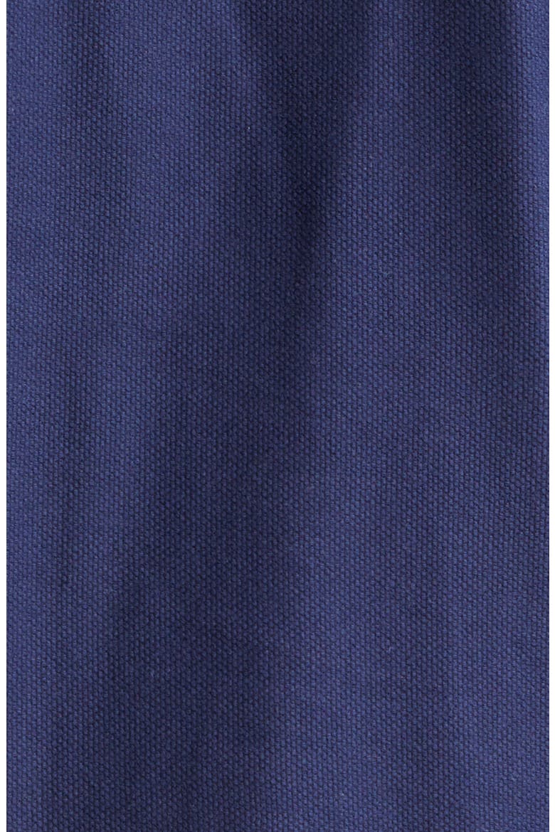 Stripe Jacquard Trim Zip Polo, Alternate, color, NAVY
