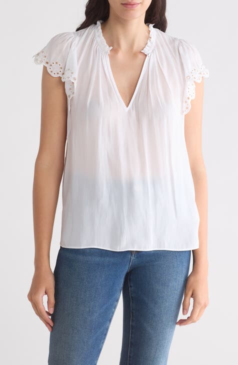 Hermine Ruffle Trim Top