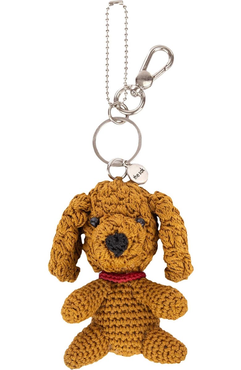 The Sak Yarnicharmz Hand Crochet Dangle - Dogs, Alternate, color, Golden Labradoodle