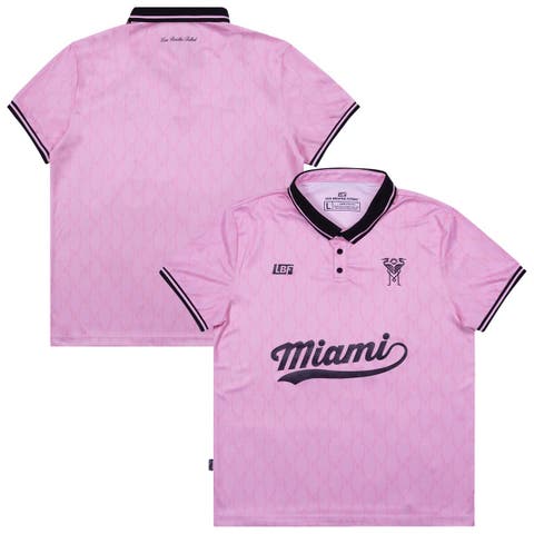 Unisex Live Breathe Futbol Pink Inter Miami CF Polo