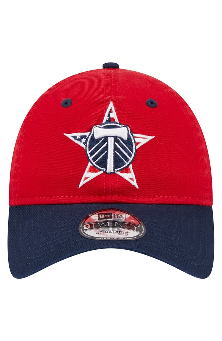 New Era Men's New Era Red Portland Timbers Americana 9TWENTY Adjustable Hat, Alternate, color, 