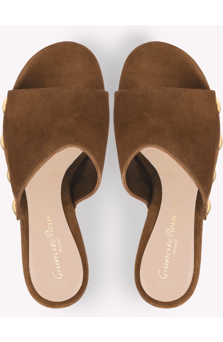 Gianvito Rossi Ardèa Mules, Alternate, color, Brown Leather