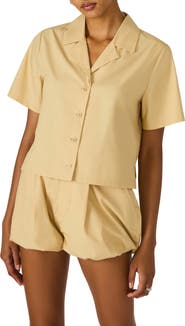 Steve Madden Sandra Woven Cotton Shirt