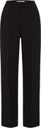 Exquise Elastic Waist Straight Cut Pants