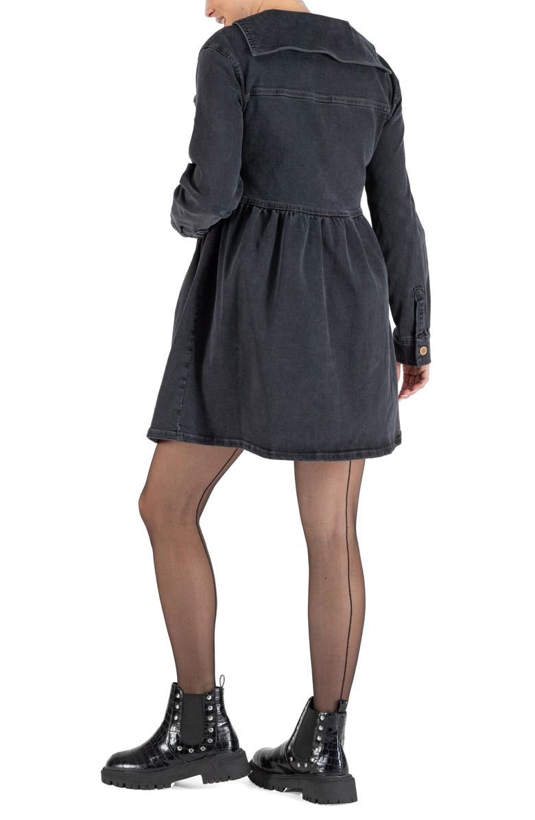 Cache Coeur Nina Long Sleeve Denim Maternity/Nursing Dress, Alternate, color, 