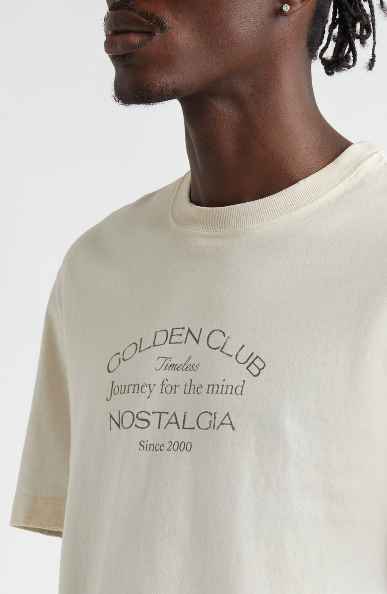 Golden Goose Journey Logo Graphic T-Shirt, Alternate, color, Heritage White/ Black