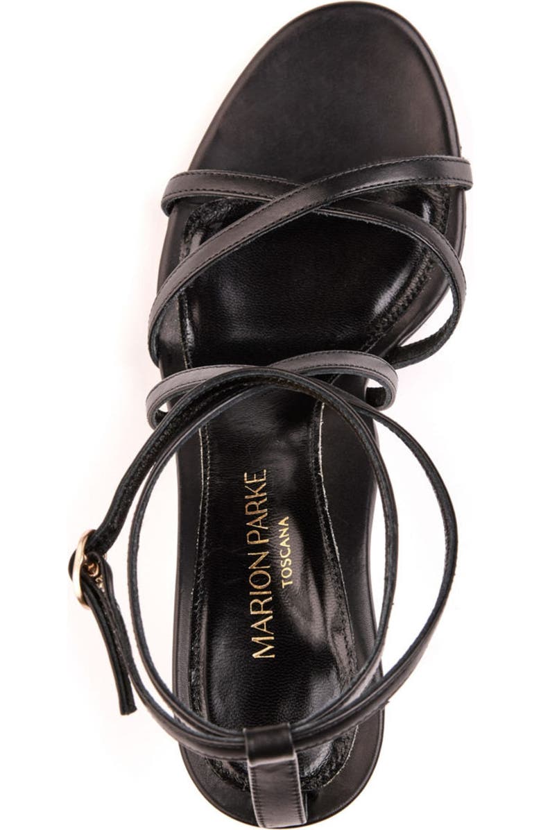 MARION PARKE Lottie 85 Sandal Nappa, Alternate, color, Black