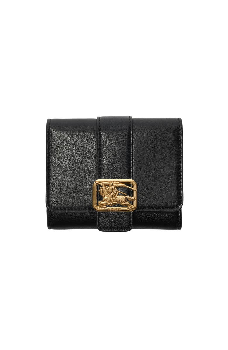 Burberry Rider Compact Wallet, Main, color, Black