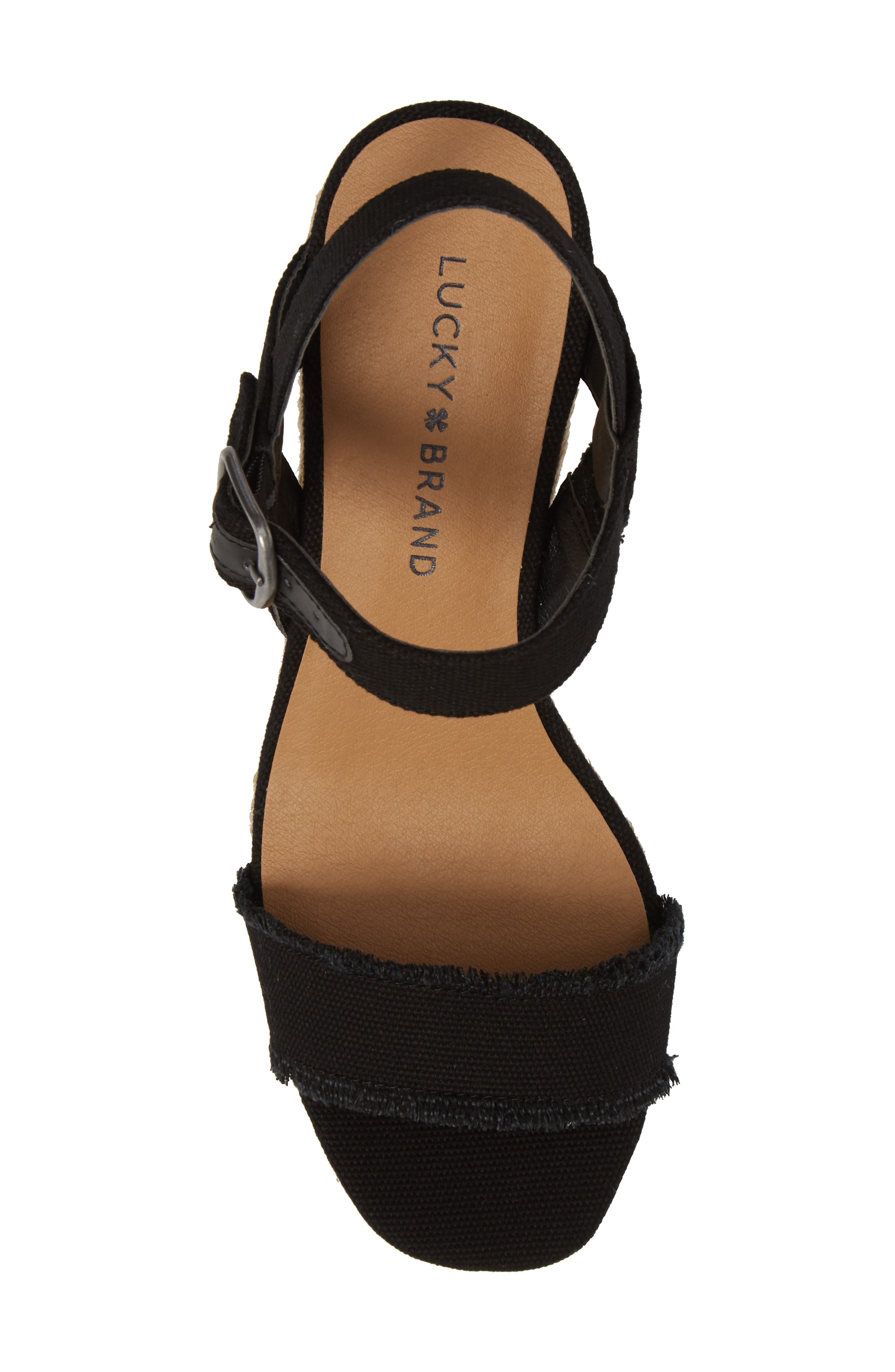 Lucky Brand Marceline Squared Toe Wedge Sandal, Alternate, color, 