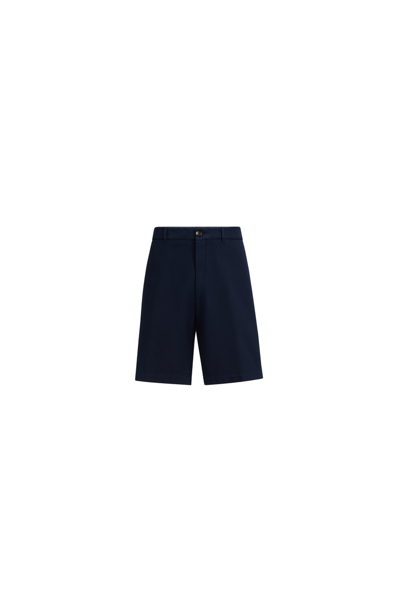 Garment-dyed Bermuda shorts, Alternate, color, Navy Blue