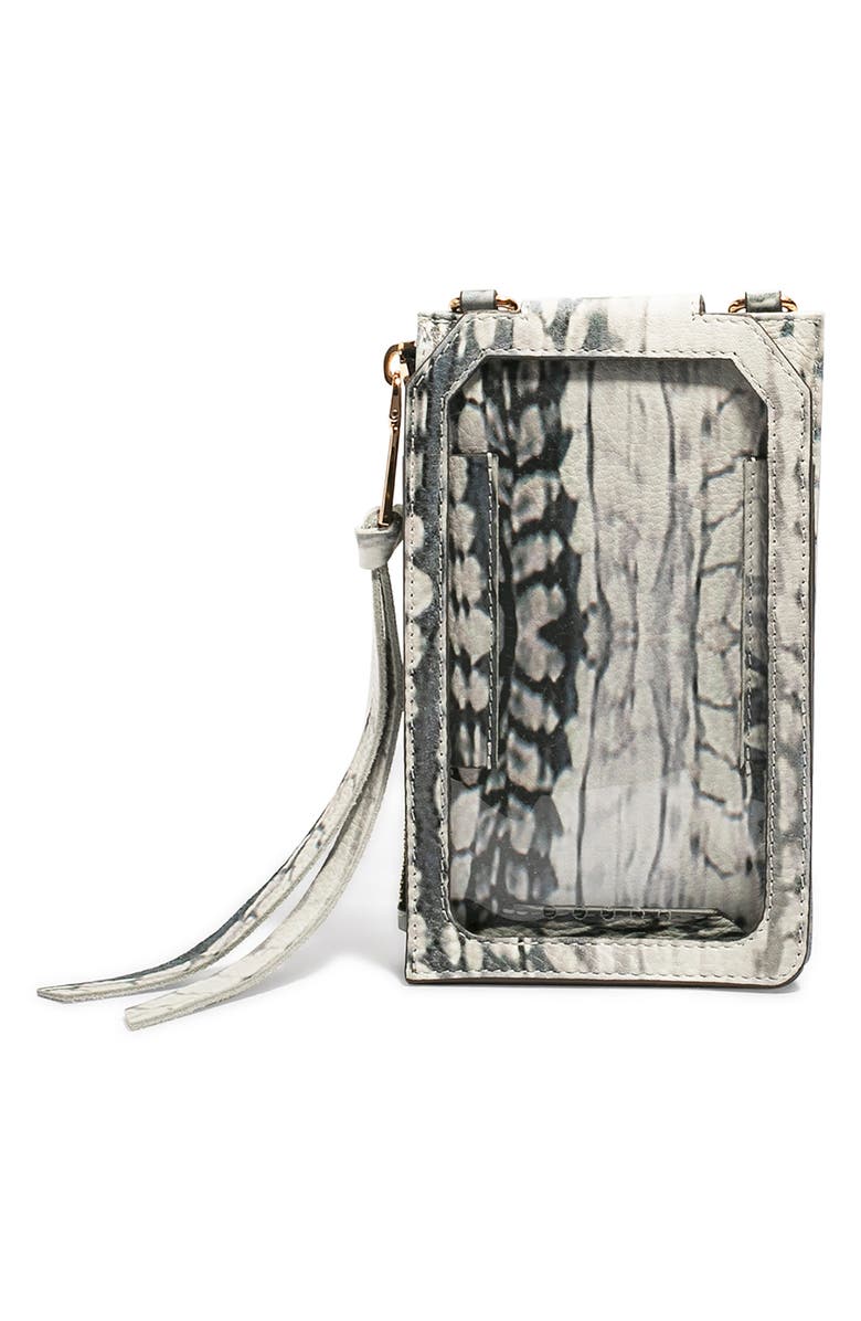 AIMEE Kestenberg Getaway RFID Leather Phone Crossbody Pouch, Alternate, color, 