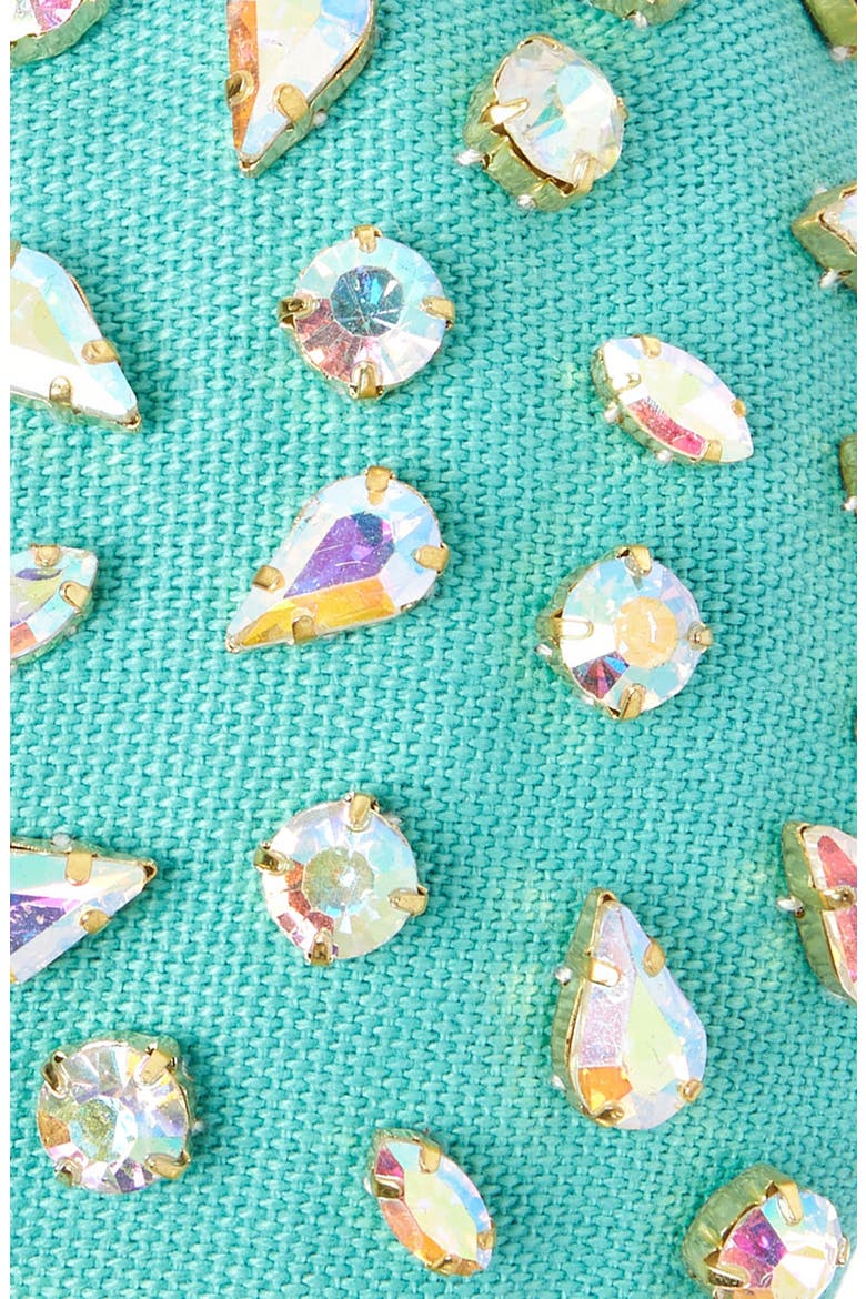 Candy Crystal Knotted Headband, Alternate, color, TURQUOISE RAINBOW