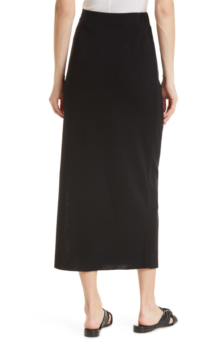 Misook Knit Skirt, Alternate, color, Black