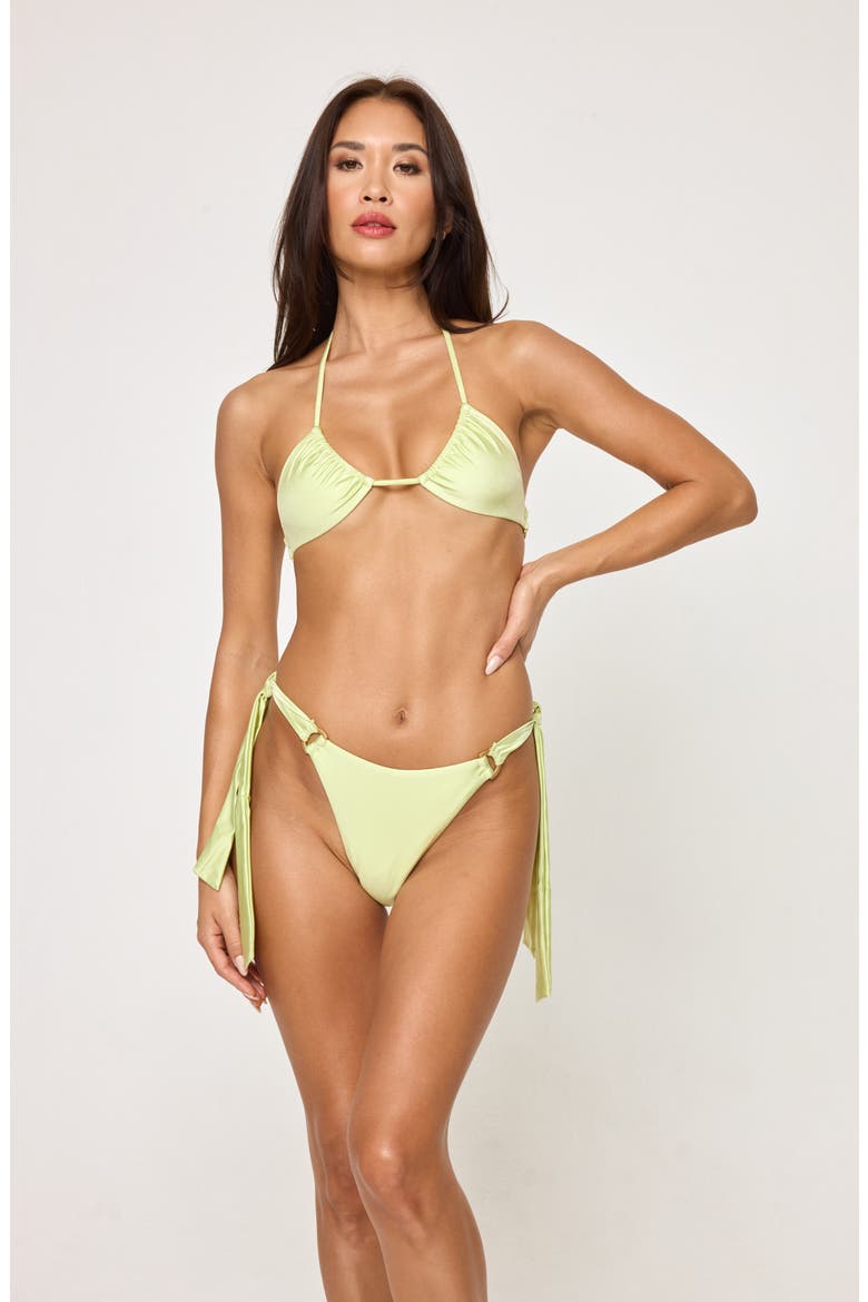 Brielle Bikini Top, Alternate, color, HONEYDEW