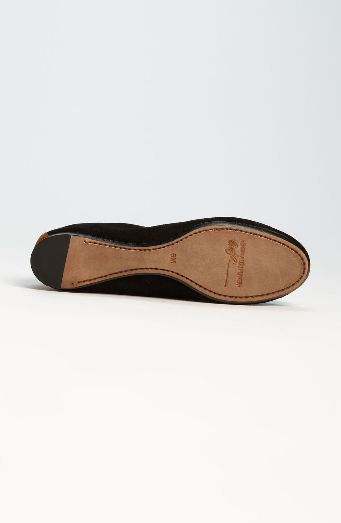 Donald J Pliner 'Denda' Flat, Alternate, color, BLACK SUEDE