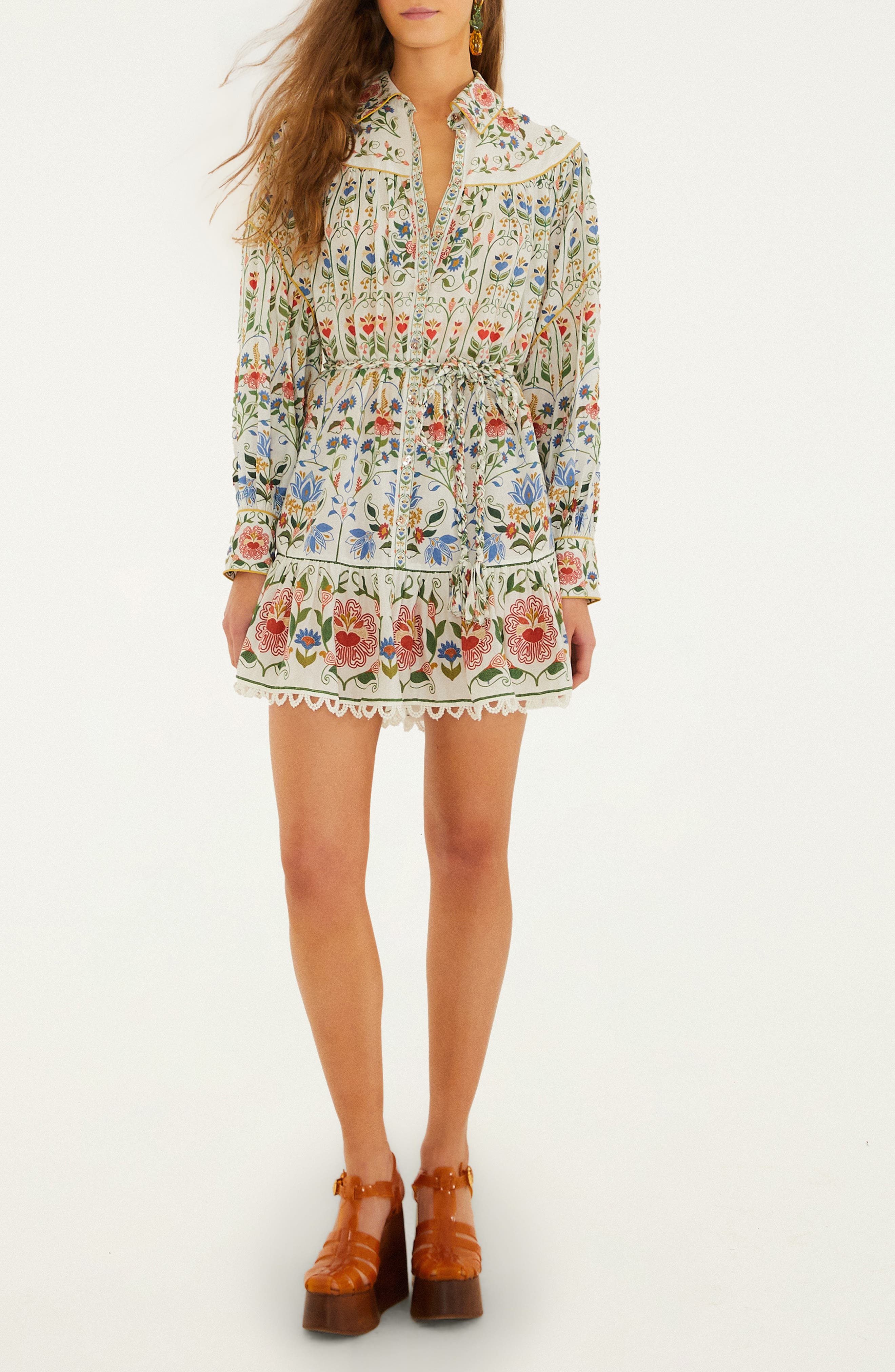 stitched garden cotton midi dress Black Stitched Garden Organic Cotton Midi Dress
