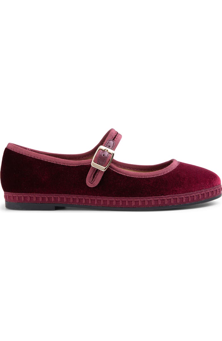 Me Too Gamma Ballet Flat, Alternate, color, Dark Wine
