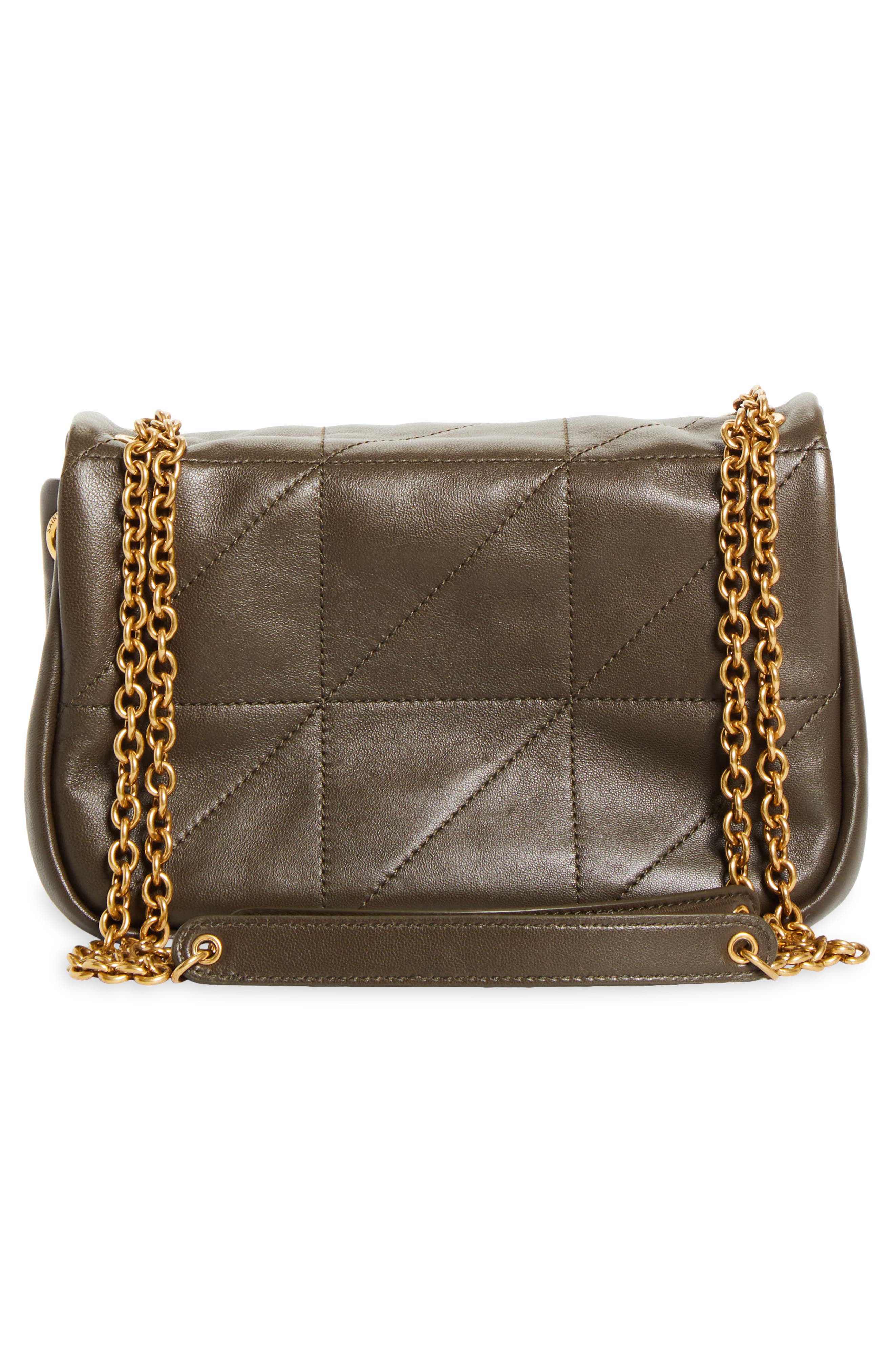 Saint Laurent Mini Jamie 4.3 Patchwork Leather Shoulder Bag, Alternate, color, Light Musk