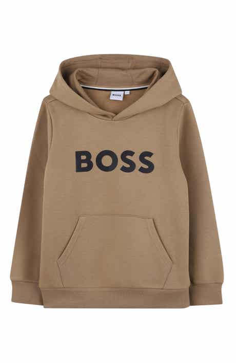 BOSS Kids' Logo Graphic Hoodie