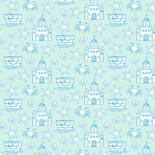 Shop Lila And Hayes Reid Boys' Bubble In Sandcastles Blue
