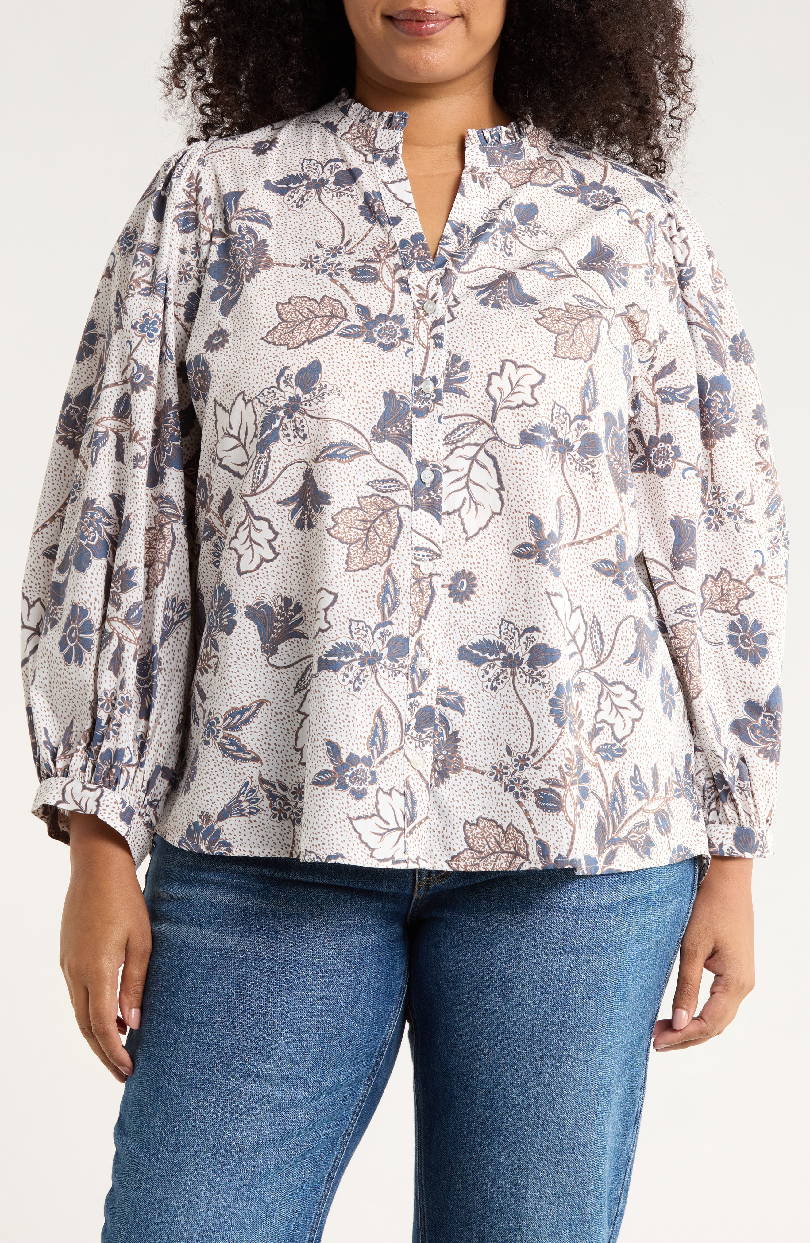 Bryony Floral Button-Up Shirt
