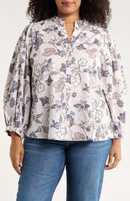 SUGARLIPS Bryony Floral Button-Up Shirt