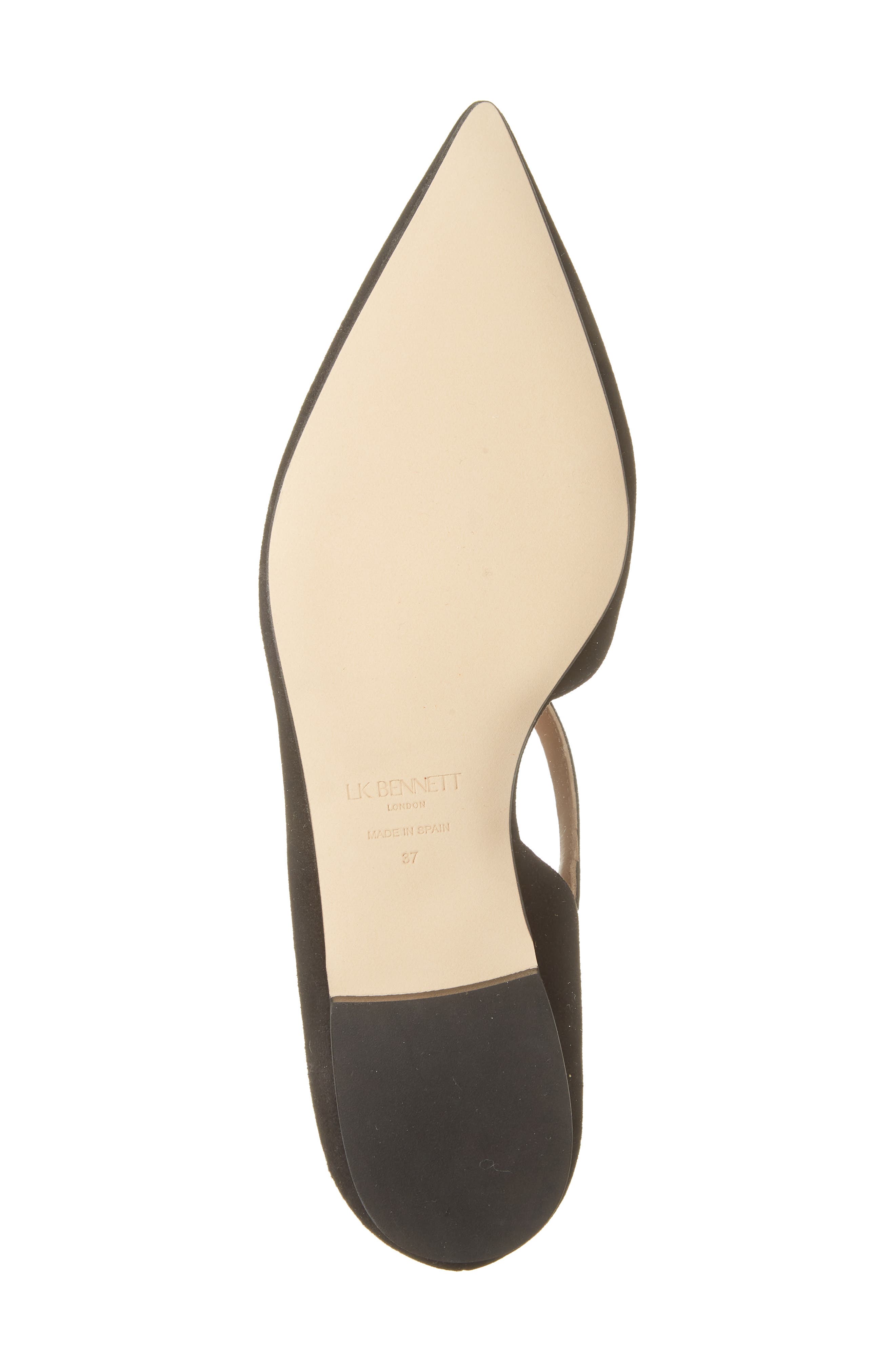 LK Bennett Pandora Pointed Toe d'Orsay Flat, Alternate, color, 