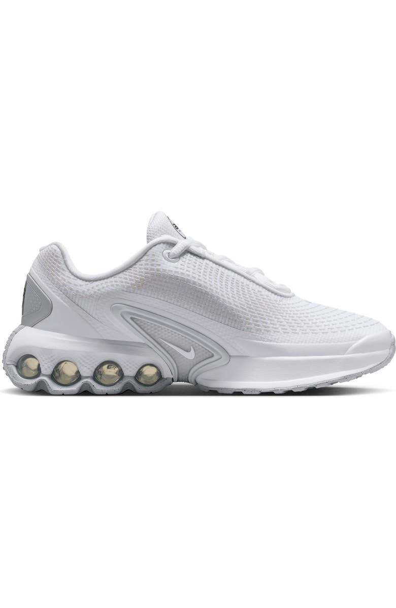 Nike Kids' Air Max DN Sneaker, Alternate, color, White/ Metallic Silver/ White