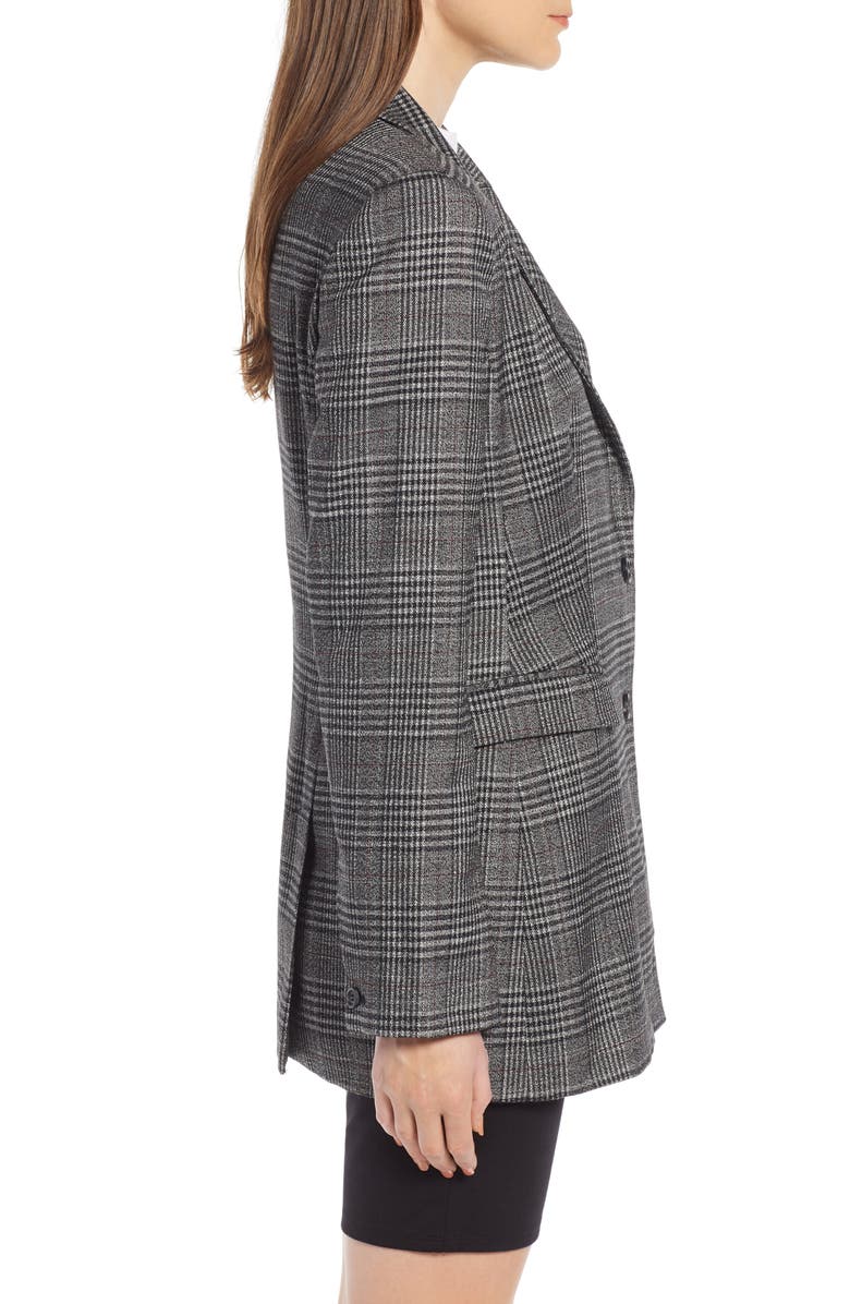 Something Navy Plaid Blazer, Alternate, color,