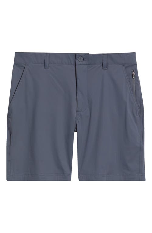 Swannies Fairway 8-inch Flat Front Stretch Golf Shorts In Graphite