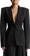 Naked Wardrobe Pinstripe Blazer